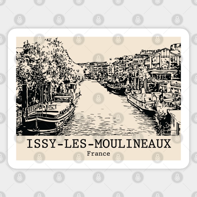 Issy-les-Moulineaux - France Sticker by Lakeric